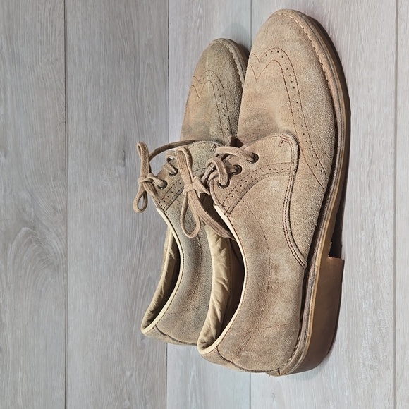Men\'s Suede Wingtip Derby - Beige/Tan main image 14
